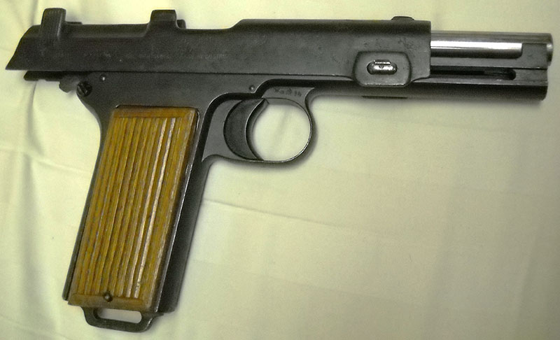 Steyr M1912, right side, locked open